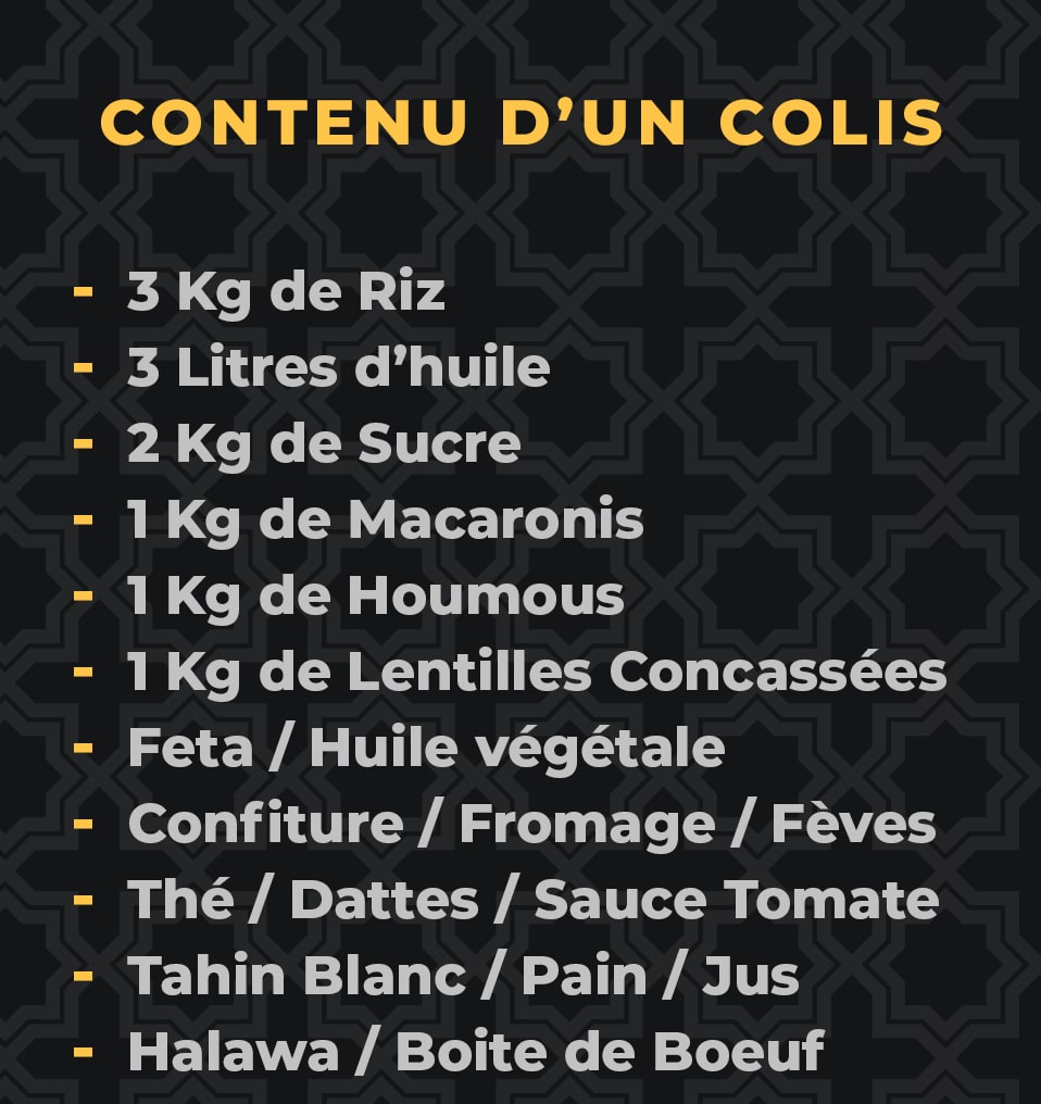 Colis Palestine - Oummanity Project